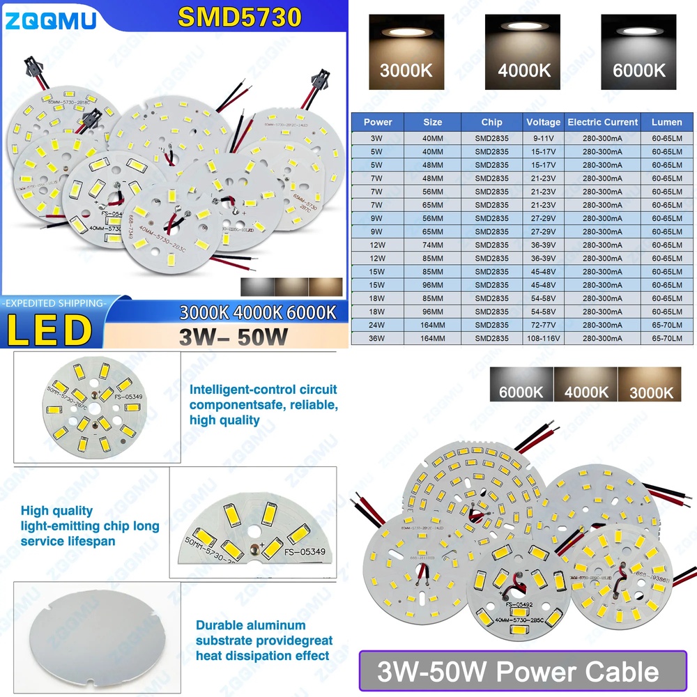1PC 5W 7W 9W 12W 15W 18W 24W S - Jewelry Making Board 评论和价格