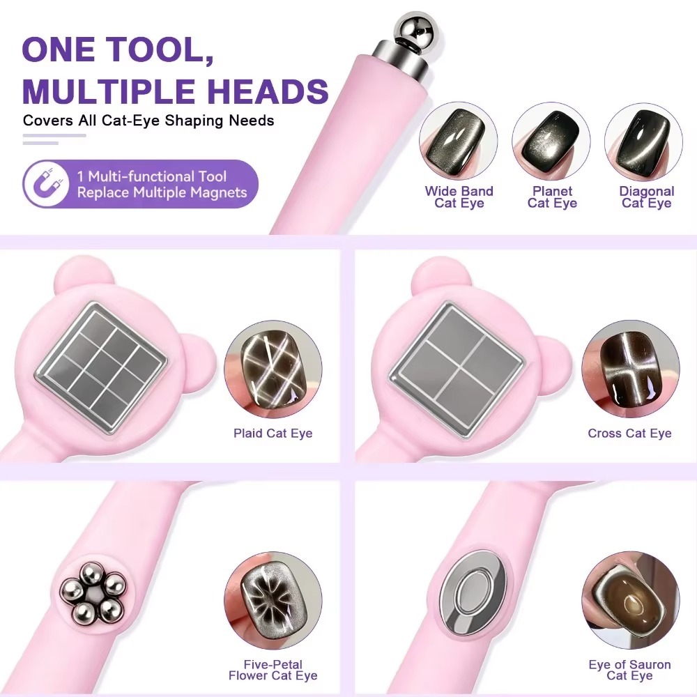 6 in 1 Cat Eye Magnet for Gel  - Jewelry Making Board 评论和价格