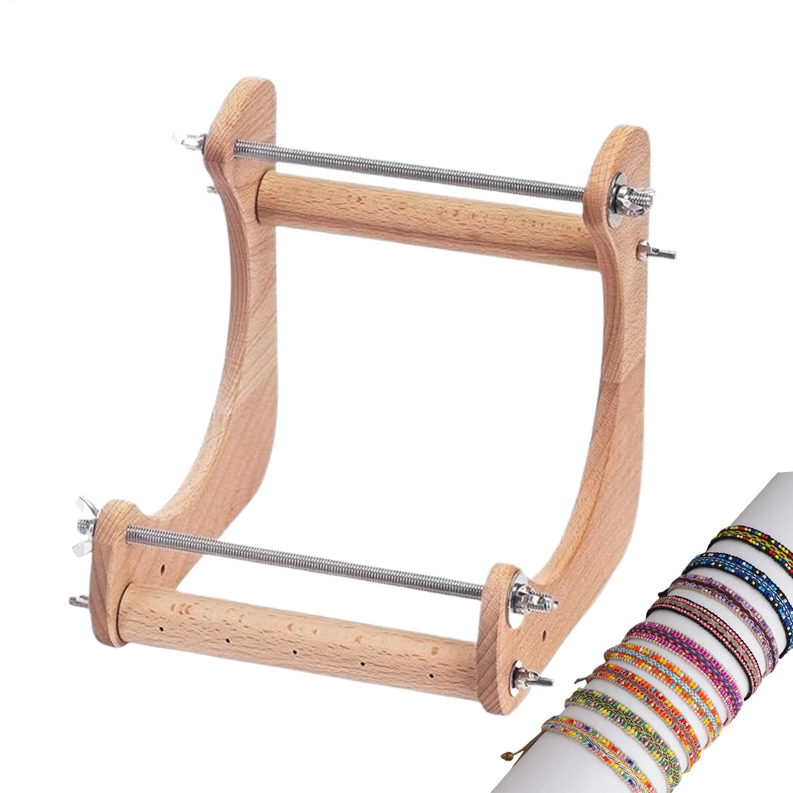 Wood Beading Loom Adjustable V - Jewelry Making Machines 评论和价格