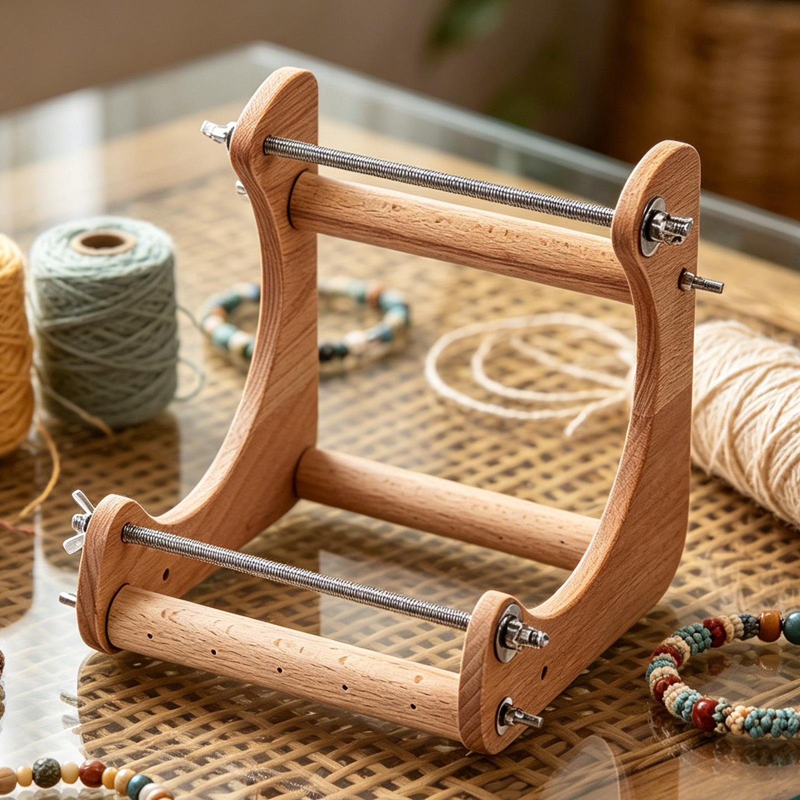 Wood Beading Loom Adjustable V - Jewelry Making Machines 评论和价格
