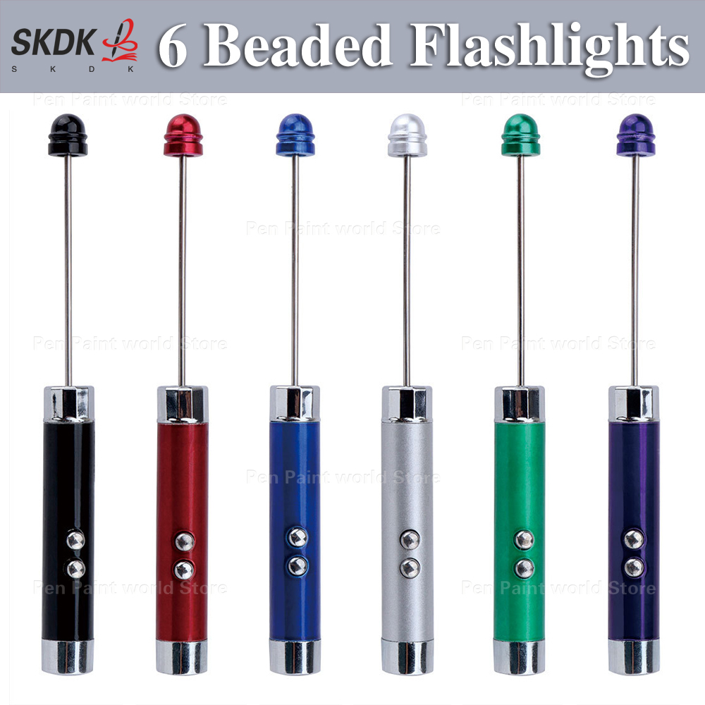 6Pcs Decorative Bead Light Pen - Jewelry Making Torch 评论和价格