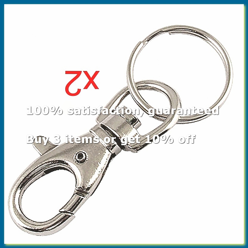 Silver Tone Metal Trigger Lobs - Lobster Clasp Silver 评论和价格