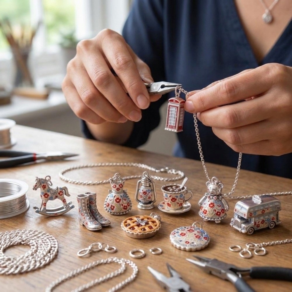 Stainless Steel Cartoon Pendan - Jewelry Making London 评论和价格