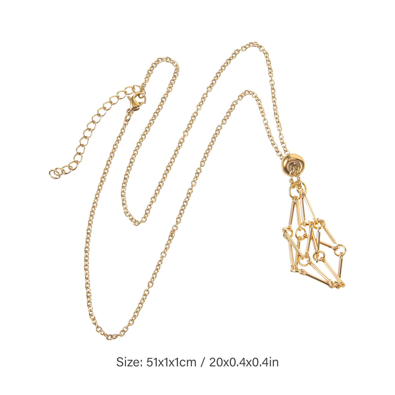 Metal Crystal Holder Necklace  - Jewelry Making Gemstones 评论和价格