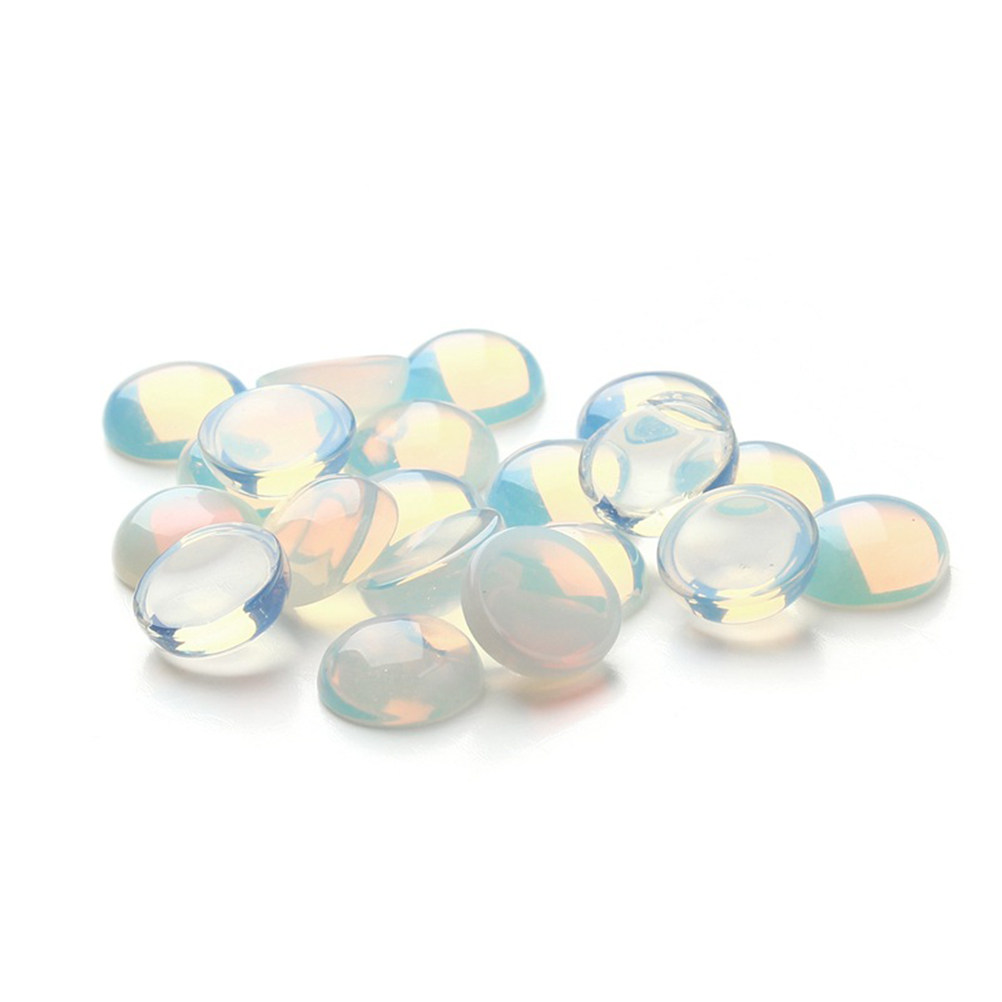 10Pcs Opal Stone Pendants for  - Jewelry Making Gemstones 评论和价格