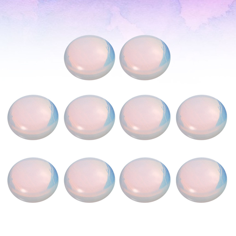 10Pcs Opal Stone Pendants for  - Jewelry Making Gemstones 评论和价格