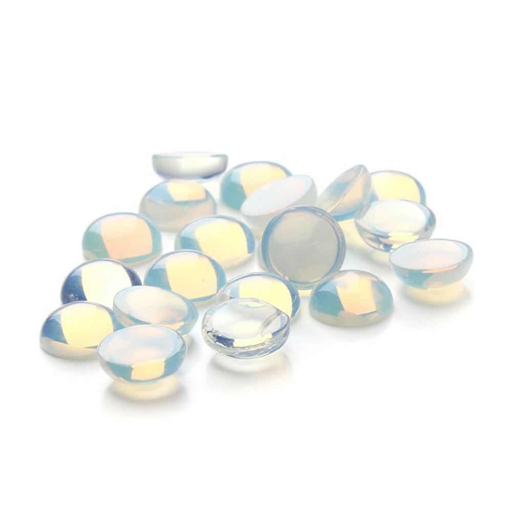 10Pcs Opal Stone Pendants for  - Jewelry Making Gemstones 评论和价格