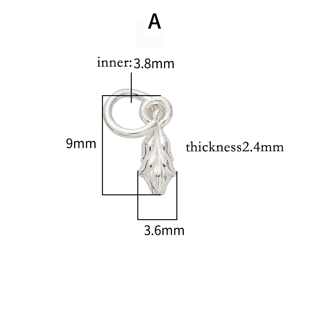 925 Silver Feather Leaf Branch - Jewelry Making In La 评论和价格