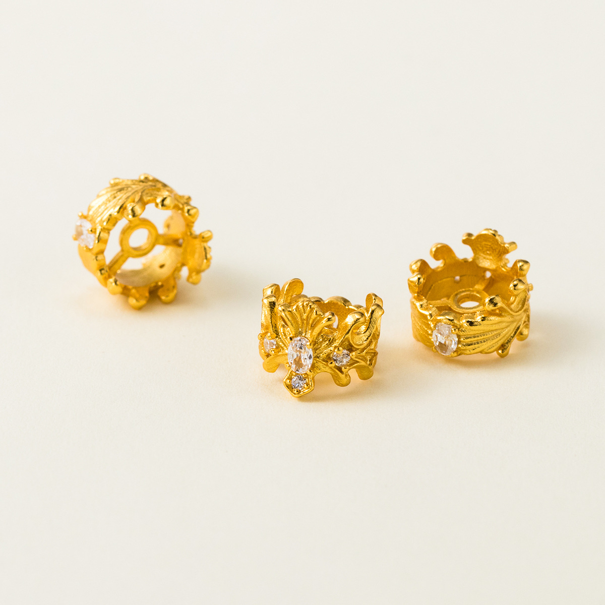 925 Sterling Silver Crown Spac - Jewelry Making In La 评论和价格