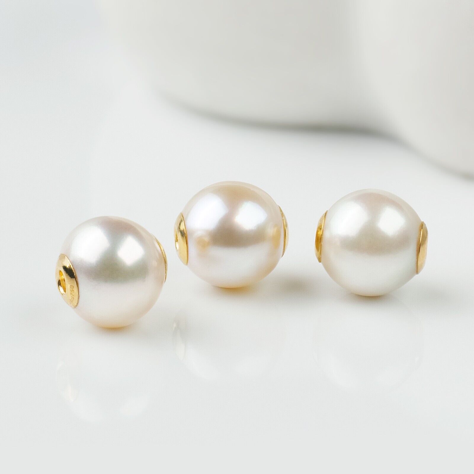 Set~Three Pc White 9-10mm Japa - Jewelry Making Drill 评论和价格