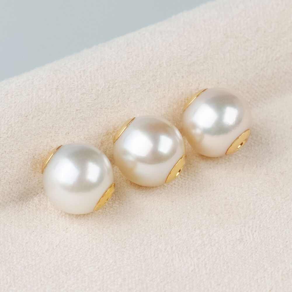 Set~Three Pc White 9-10mm Japa - Jewelry Making Drill 评论和价格