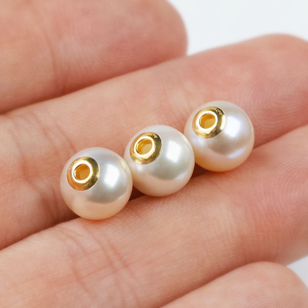 Set~Three Pc White 9-10mm Japa - Jewelry Making Drill 评论和价格